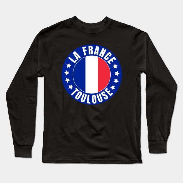 Toulouse Long Sleeve T-Shirt by footballomatic